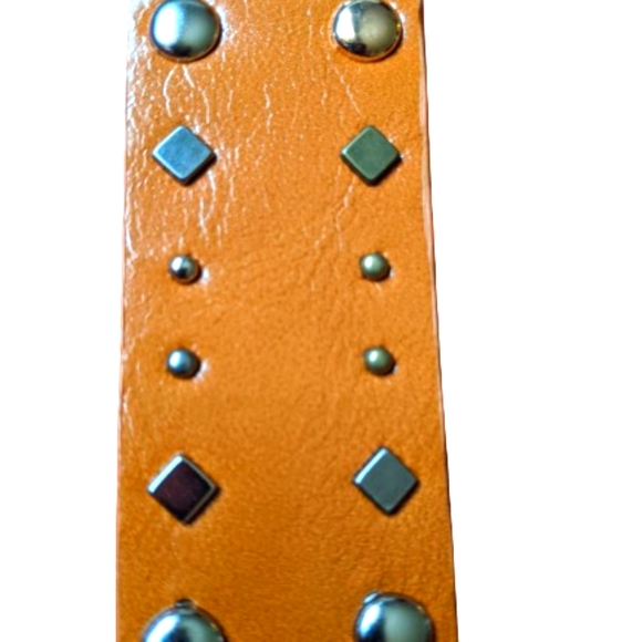 Steve Madden Studded Faux Leather Belt - Picture 2 of 6